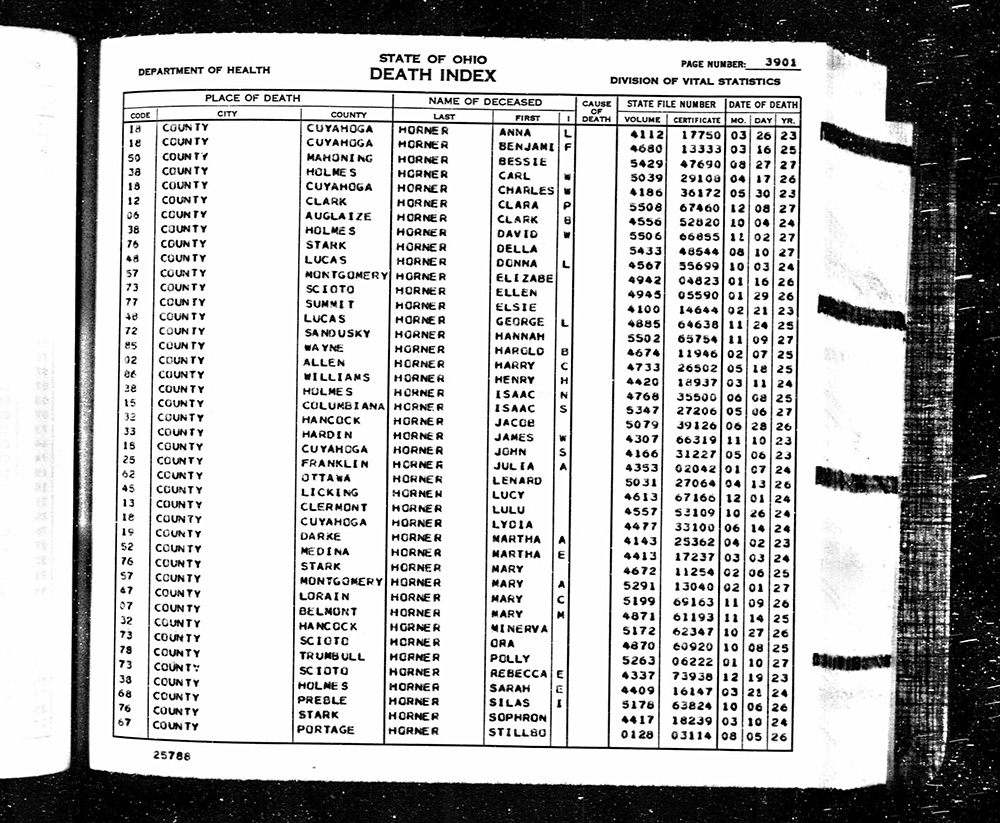 death cert